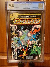CRISIS ON INFINITE EARTHS #1 CGC 9.8 1st Blue Beetle in DC 1985 George Perez