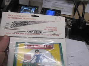 Marx Trains Set of 3 Metal Billboards, Lionel, American Flyer, and Marx Line - Picture 1 of 4