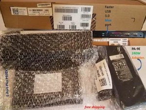 Nuova scatola Dell E-Port Plus PR02X USB 3.0, PA-9E 240 W adattatore, DP/N 0M841 - Foto 1 di 3