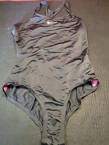 Nike Black One-Piece Swimsuit  Girls Size XL, 13-15 Years - Picture 1 of 3