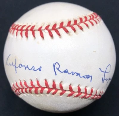 Alfonso Ramon Lopez Al Signed Baseball PSA/DNA HOF - Image 1 of 4
