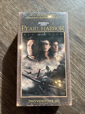Pearl Harbor (VHS, 2001, 2-Tape Set, Pan  Scan 60th Anniversary Commemorative... - Image 1 of 3