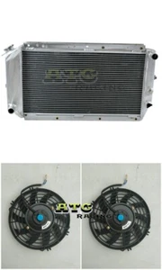 3 Row Radiator+Fan For 1979-94 Subaru Leone L-Series 4WD Wagon Brumby Ute - Picture 1 of 7