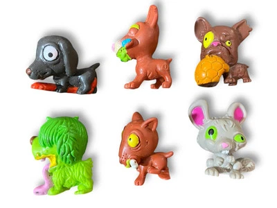 Lote de 6 figuras de alce de juguete para mascotas feas The Ugglys Pet Shop Foto 1 de 3