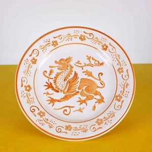 piatto ornamentale vintage in ceramica san patrignano casa d arte dipinto a mano - Picture 1 of 6