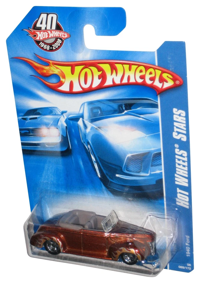 Hot Wheels Stars (2007) Brown 1940 Ford Toy Car 069/172 - Image 1 of 1