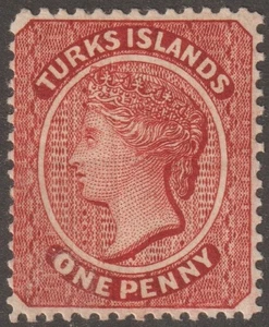 EDSROOM-20420 Turks Islands 45 LH 1889 CV$9 - Picture 1 of 2