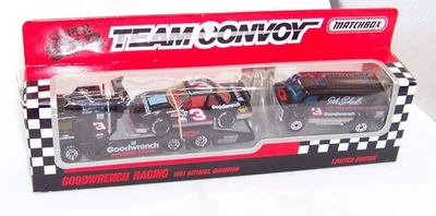 1:64 1991 MATCHBOX SUPER STAR NASCAR TEAM CONVOY #3 GOODWRENCH DALE EARNHARDT SR - Image 1 of 4