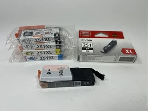 Canon Pixma 251XL Comparable And Genuine Ink 6 Total Box 2 - Picture 1 of 4