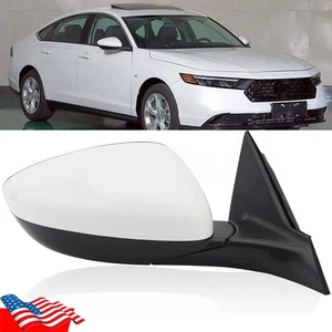 Espejo retrovisor lateral derecho pasajero 3 pines blanco plegable manual para Honda Accord 2023 2024 LX - Imagen 1 de 18