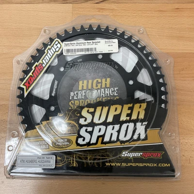Piñón trasero de aluminio SuperSprox KTM 620 / 640 / 690 Duke 1994-2016 52T negro Foto 1 de 4