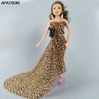 Leopard Fashion Doll Dress For 11.5" 1/6 Doll Clothes Outfits Gown Party Dresses