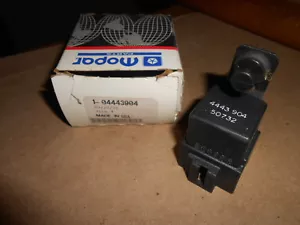 NOS Mopar Chrysler OEM Radiator Cooling Fan Relay 1991-1994 LeBaron 2.5L 4443904 - Picture 1 of 2