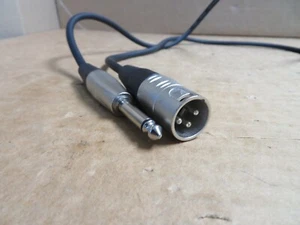REAN SILVER LOW NOISE MALE /FEMALE 3.5 FT INSTRUMENT CABLE * - Picture 1 of 3