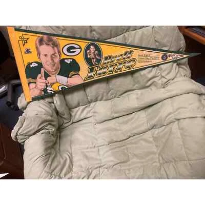 Banderín vintage Green Bay Packers Brett Favre 4 Wincraft diseño bandera #451 Foto 1 de 2