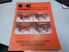 Kawasaki Factory Portable Generator Service Manual KG700B/1000B/1500B/2600B