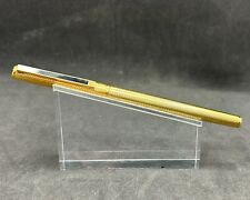 Dunhill Gold Fountain Pen 14K Fine Nib Montblanc Noblesse