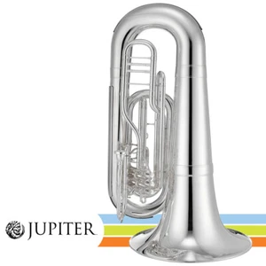 Jupiter Key of BBb Silver Plated Brass Quantum Marching Tuba with Case JTU1100MS - Picture 1 of 3