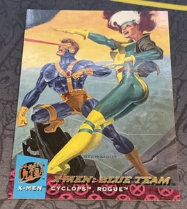 1994 Fleer Ultra Marvel X-Men Cyclops Rogue X-Men Blue Team #114 - Picture 1 of 2
