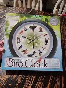 13 Inch Bird Song Wall Clock - Limited 20th Anniversary Model, Auto Dimmable - Picture 1 of 8
