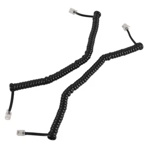 2 szt. Kabel Telefon stacjonarny Kabel Zwinięte kable do telefonu - Zdjęcie 1 z 12
