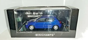 TOYOTA COROLLA 2001 MINICHAMPS 400 166100 SCALA 1/43 - Foto 1 di 1