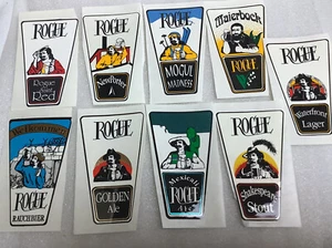 Calcomanías calcomanías Rogue Brewery Newport O mango grifo cerveza 9 surtidas - Imagen 1 de 5