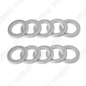 10Pcs/Set 12mm Oil Drain Plug Crush Washers Spacer For Honda / Acura 94109-12000 - Picture 1 of 7