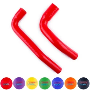 KIT MANGUERA RADIADOR DE SILICONA TURBO PARA JEEP WRANGLER YJ/TJ 2.4-4.2L 1987-2006 Rojo - Imagen 1 de 14
