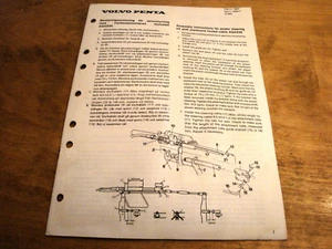 Volvo Penta AQAD30 Power Steering Assembly Manual 5067 3/1983 - Picture 1 of 1