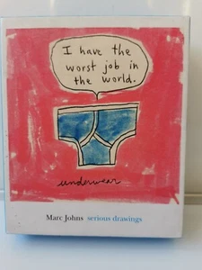 Marc Johns Serious Drawings, 20 Notecards, 4 designs, Humourous Hard Card box - Picture 1 of 16