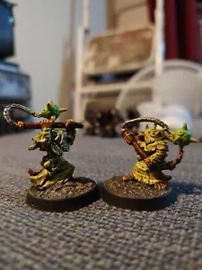 METAL OOP | Skaven Plague Censer Bearer x2 | Warhammer AOS | Painted | 1993 - Picture 1 of 6
