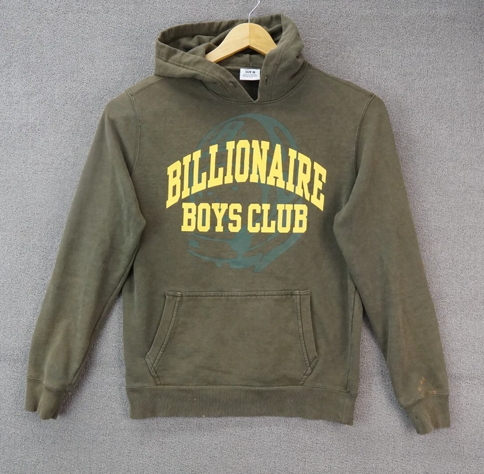 Sudadera con capucha verde Billionaire Boys Club para hombre talla mediana Foto 1 de 4