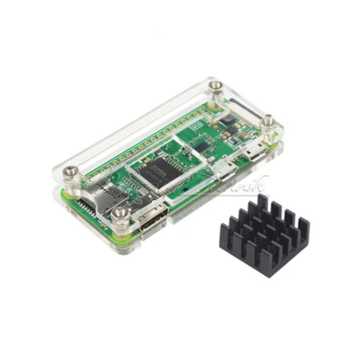 Acrylic Protector Box Enclosure Case Shell + Heat SinK for Raspberry Pi RPi Zero - Bild 1 von 4
