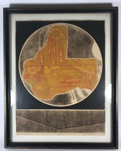 Vintage Modernist J.B. Thompson 1975 Signed Numbered Print “Intimacy” - Picture 1 of 9