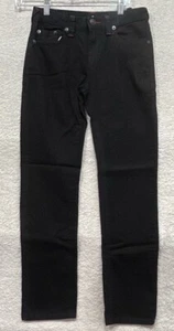 True Religion Jeans Girls 12 Black Geno Relaxed Slim Casual - Picture 1 of 8