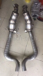 2Pcs Left Right Catalytic Converters for Porsche Panamera 4.8L V8 2010-2014 - Bild 1 von 2