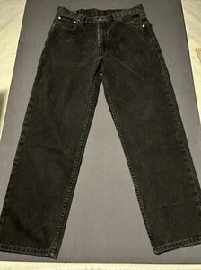 Levi's 550 entspannte Passform schwarze Jeans 36x32 Herren Y2K, Cowboy, Skater, Rockjeans - Bild 1 von 12