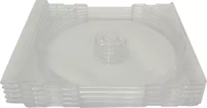 (5) CD-Fächer - klare Standard-Ersatz-Einsätze für Schmuckboxen NEU #CDIS80CL - Bild 1 von 2