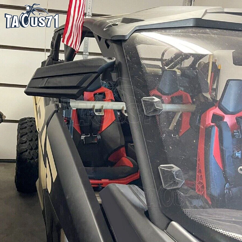 UTV Rear View Racing Side Mirror 2X Fit Can Am Maverick X3 Max Turbo R 2017-2024 - Image 1 of 4