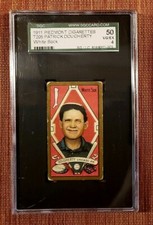 1911 T205 Gold Border #52 Patsy Dougherty Chicago White Sox Baseball Card SGC 4