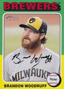2024 Topps Heritage - #444 Brandon Woodruff - Brewers - Picture 1 of 2