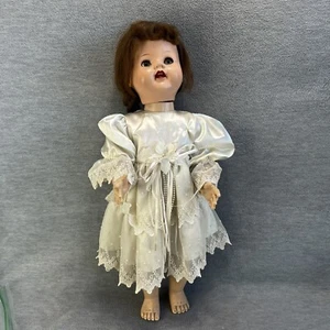 Vintage Ideal Saucy Walker Doll Sleep Eyes Wig Hair 22in - Picture 1 of 12