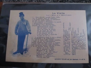 Cartolina Musicale Vintage Collezione Bideri Napoli Originale Nuova LR343F74 - Imagen 1 de 1