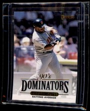 1994 DONRUSS 90'S DOMINATORS BATTING AVERAGE KIRBY PUCKETT MINNESOTA TWINS #5