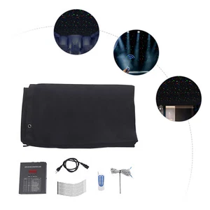 LED Stage Star Backdrop Wedding Party Xmas Curtain Backdrop DMX512 Controller - Picture 1 of 14