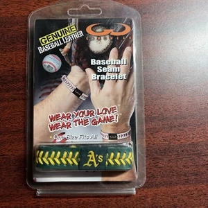 Oakland Athletics Classic Baseball Bracelet [NEW] MLB Jewelry Wrist Necklace A's - Picture 1 of 2