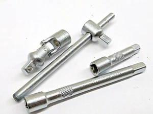 Lot of 4pcs DR universal joint extension bar Wrench 1/4 DRIVE for Socket 1/4" - Picture 1 of 3