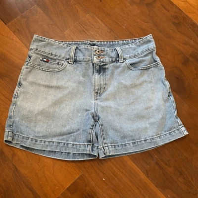 Tommy Hilfiger vintage women's denim jean mom short size 8 double button - Image 1 of 4