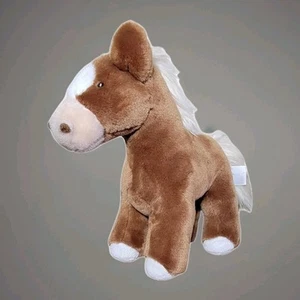 Gund Edgehill Collection Brown Horse White Mane Plush Stuffed Animal Toy 9" - Picture 1 of 8